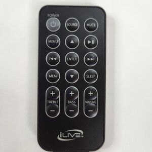 iLIVE Bluetooth Under Cabinet Player Music System  Remote Control IBP3018